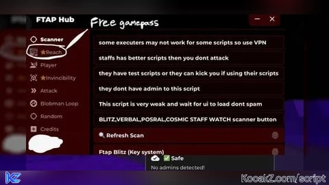 FTAP Hub (Free reach) No Update Im tired - Verified script for Fling Things and People