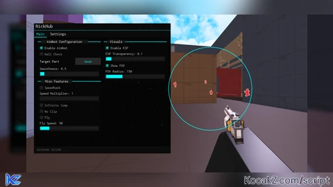 NickHub OP ESP and OP AIMBOT AND POV  ANTI BAN - Verified script for Quick Shot