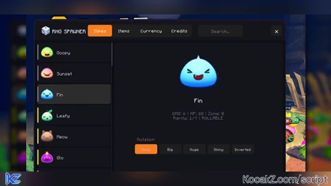 Spawn Items Script Instant Rich - Verified script for Slime RNG