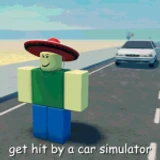 get hit by a car simulator