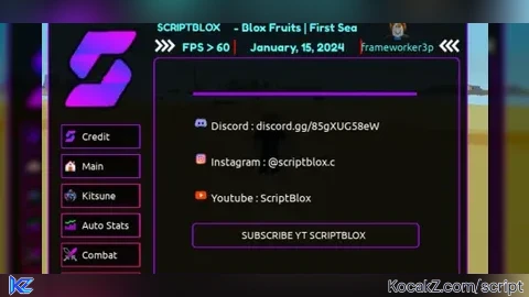 Script with Auto Kitsune - Verified script for Blox Fruits