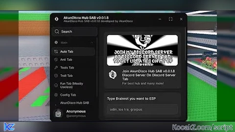 Akundisco Script 2 Anti hit 2 AutoFarm 2 - Verified script for Steal a Brainrot