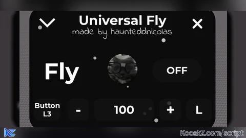 haunteddnicolas universal fly gui - Verified script for Universal Script