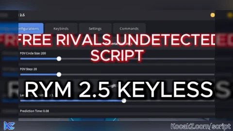 RYM A Keyless and free  Script SilentAim Esp and More - Verified script for RIVALS