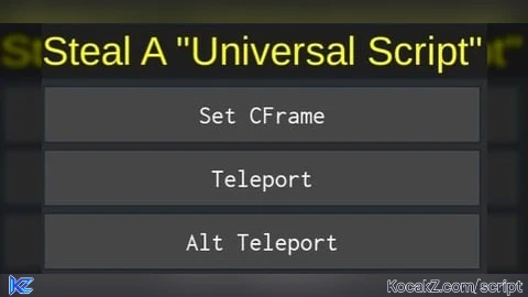 Steal A Universal Script - Verified script for Universal Script