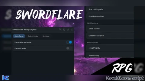 New AutoFarm Gui Keyless (UNDETECTED) - Verified script for Swordflare! ⚔️ RPG Adventure