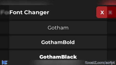 UNIVERSAL Font Changer - Verified script for Just a baseplate.