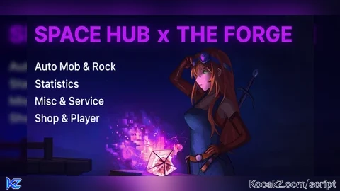 Space Hub   Auto Farm  Tons  Features   Undetect - Verified script for 🎃 The Forge