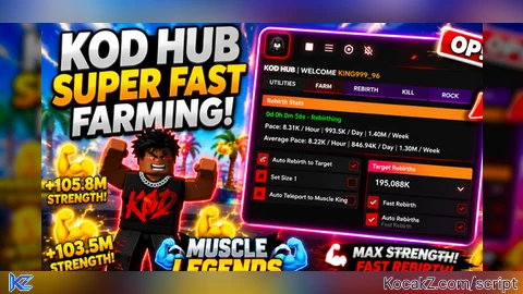 KOD HUB - Verified script for 🎃Muscle Legends