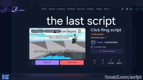 Click fling script v2 - Verified script for Universal Script