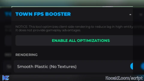 fps booster - Verified script for town