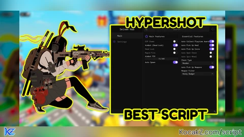 Best OP Script Updated 100% - Verified script for Hypershot
