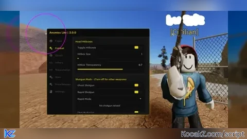 GUI And silent aim script for - Verified script for Anomic