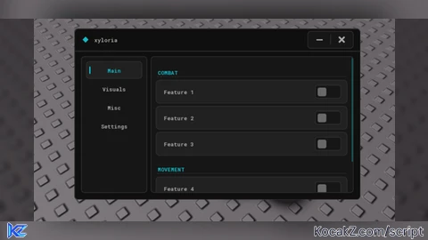 Xyloria | UI library - Verified script for Universal Script