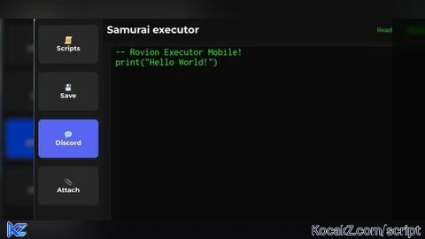 Samurai Executor clientsided undetected - Verified script for Universal Script