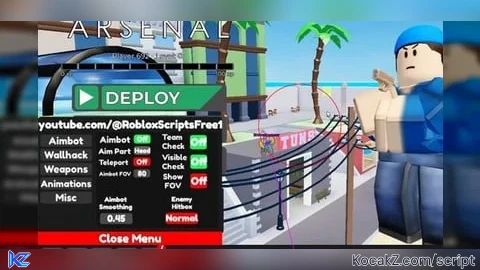 Aimbot Script FreeRobloxScripts - Verified script for Arsenal