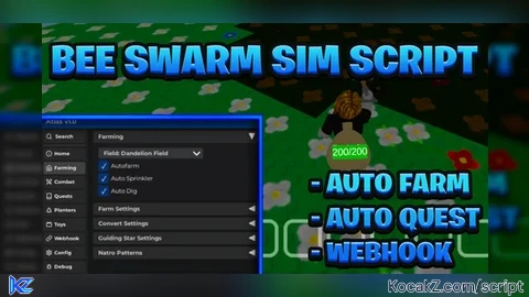 BSS Auto Farm Script - Verified script for Bee Swarm Simulator