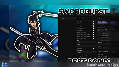 Auto Farm  Kill Aura   Auto Boss And More - Verified script for Swordburst 3 💖