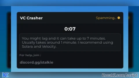 VC CRASHER - Verified script for Universal Script