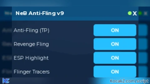 NeB Anti-Fling - Verified script for Universal Script