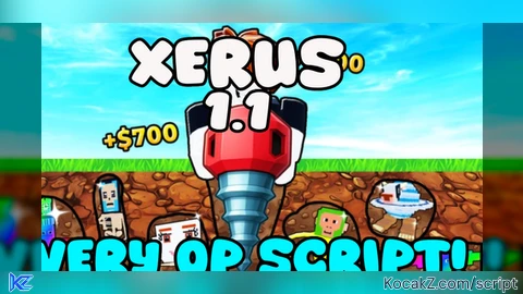 Xerus  Updated NO KEY - Verified script for ⛏️Dig to Save Brainrot