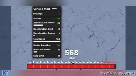 vehicle speed changer [UPDATED] - Verified script for Universal Script