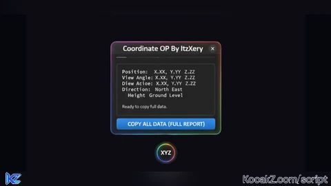 Coordinate OP By ItzXery - Verified script for Universal Script