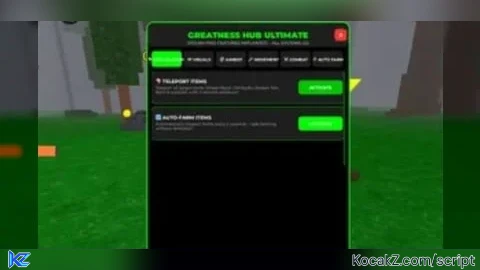 Greatness hub NO KEY - Verified script for 99 Nights in the Forest 🔦