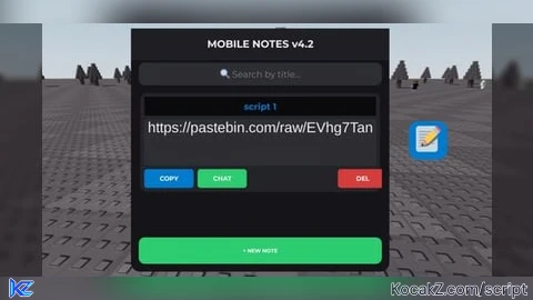 Notes remake - Verified script for Universal Script