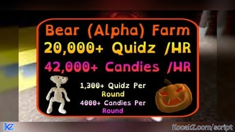 Bear | [Halloween] Farming Methods - Verified script for BEAR