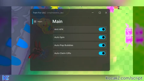 Auto farm ugc script - Verified script for Train For UGC