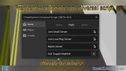 CheatSphere Universal Script - Verified script for Universal Script