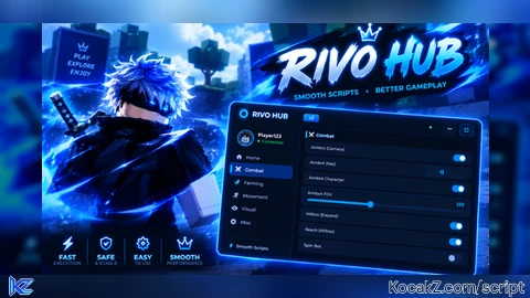 Rivo Hub | Auto Farm, Auto TP, Fly, Speed & More - Verified script for The Strongest Battlegrounds