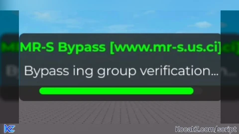 Bypass Roblox group verification ByMRS - Verified script for Universal Script