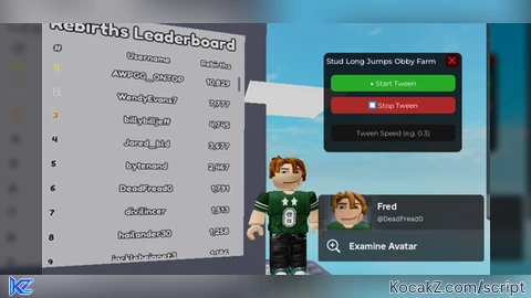 Farm - Verified script for Stud Long Jumps Obby