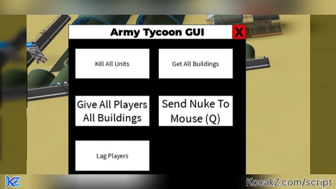 OP gui all buildings - Verified script for Army Tycoon💣