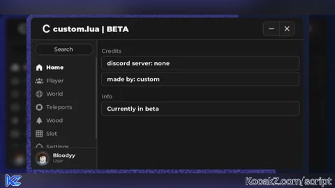 customlua BETA - Verified script for Universal Script