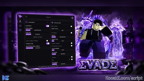 AutoFarm Bhop Momentum Lock Esp And More - Verified script for Evade