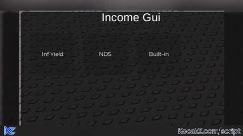 Income GUI - Verified script for Universal Script
