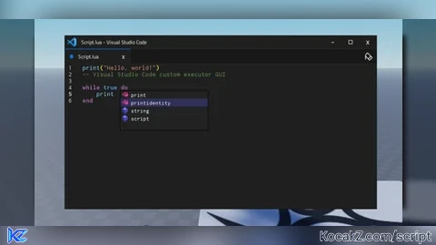 VSCode UI [Free to use Open Source Code Editor] - Verified script for Universal Script