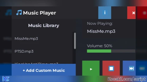 MP3 Music Player - Verified script for Universal Script