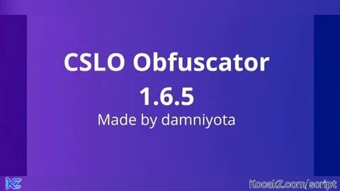 CSLO Obfuscator plzzz feedback - Verified script for Universal Script