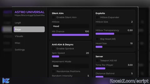 | BUILT IN CHAT | ASTRO PUBLIC UNIVERSAL | HAS ALL FEATURES! - Verified script for Universal Script
