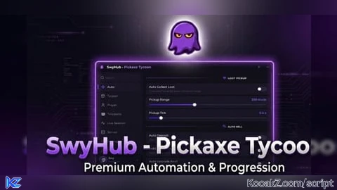 SwyHub Auto Farm Auto Loot Auto Tycoon and More - Verified script for Pickaxe Tycoon ⛏️