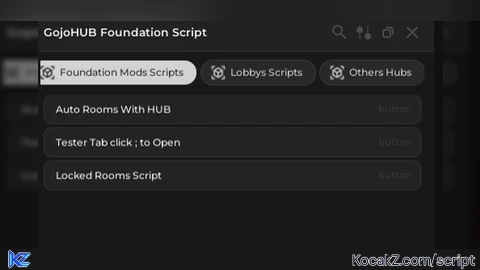 The GojoHUB New Foundation Script - Verified script for THE FOUNDATION👁️