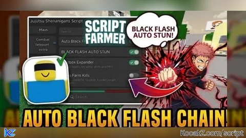 [NEW] JJS | Auto BlackFlash Chain, Camlock, Auto Kill & More - Verified script for Jujutsu Shenanigans