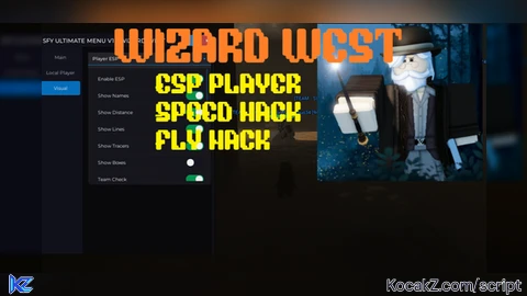 WIZARDWEST ESP ENEMY FAST WALK AND FLY - Verified script for Wizard West
