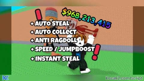 Auto Steal Auto Collect Anti Ragdoll Instant Steal - Verified script for Don’t Steal the Brainrots 🧠