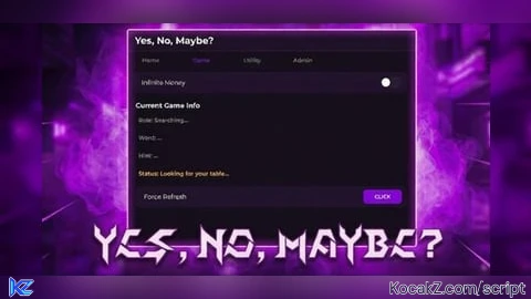 Noctis V7  Infinite Money  Hidden Word Reveal - Verified script for Yes, No, Maybe?