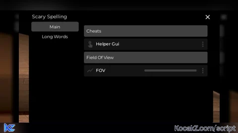 gui - Verified script for Scary Spelling